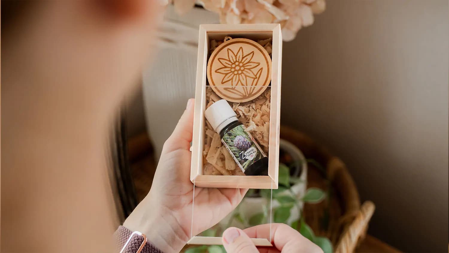 Zirbenöl Geschenkbox #Edelweiß